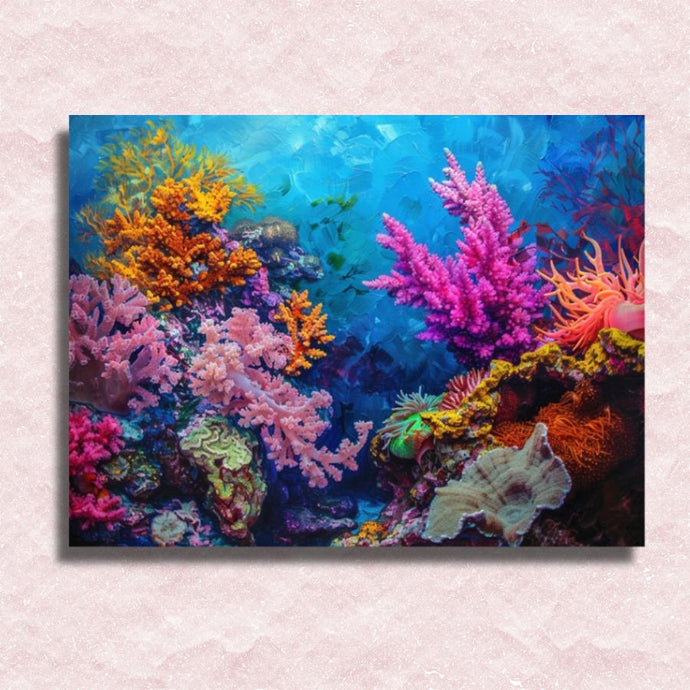 Fascinating Underwater Life Canvas - Paint by numbers