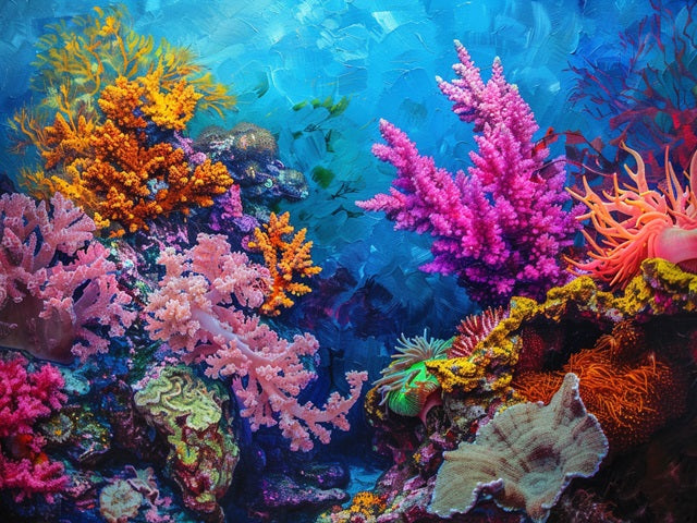 Fascinating Underwater Life - Paint by numbers