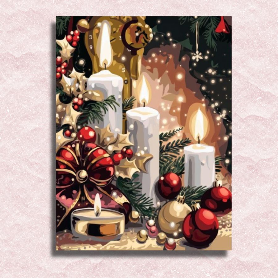 Festive Light of Joy Canvas - Paint by numbers