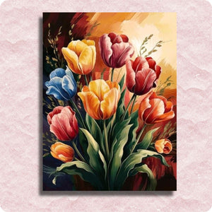 Field Tulips Canvas - Paint by numbers