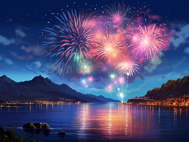 Fireworks - Painting by numbers shop