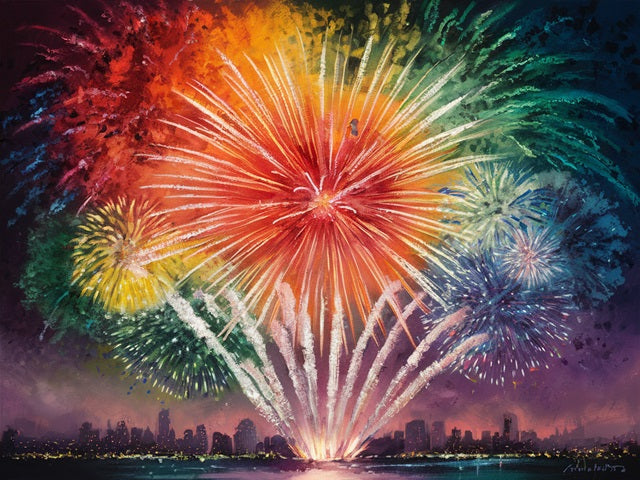 Fireworks - Paint by numbers