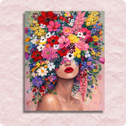 Flower Head - Paint by numbers