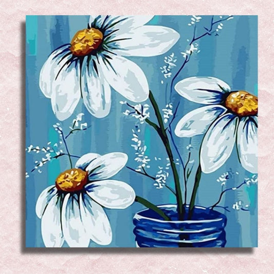 Fragile Daisies Canvas - Painting by numbers shop