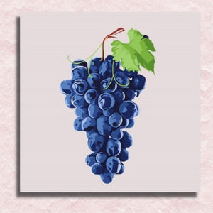Fresh Ripe Grapes Canvas - Painting by numbers shop