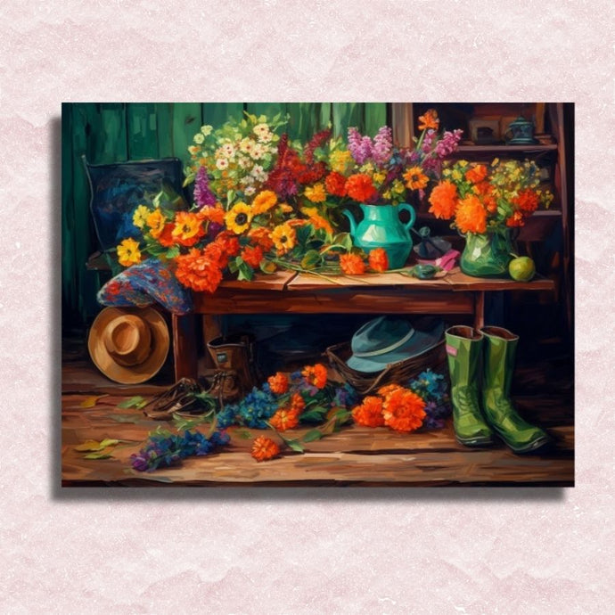 Garden Canvas - Painting by numbers shop