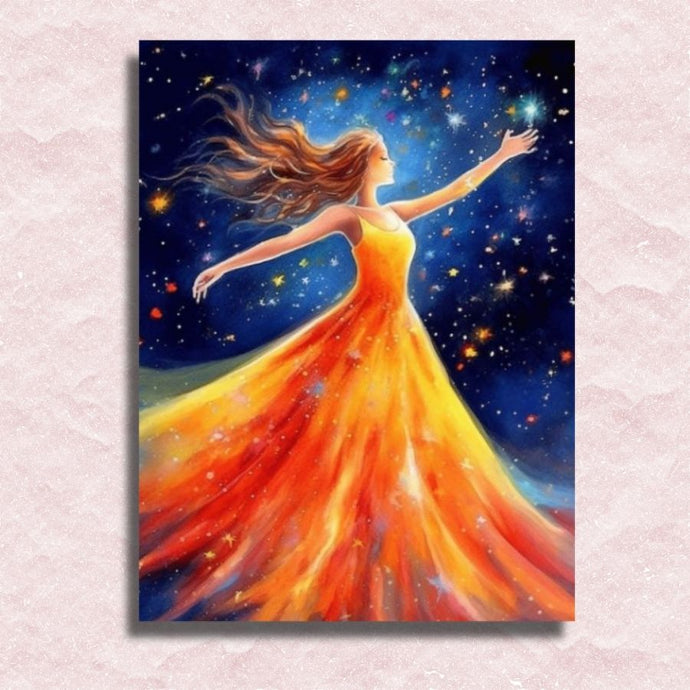Girl of Light Canvas - Painting by numbers shop