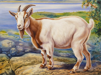 Goat - Paint by numbers