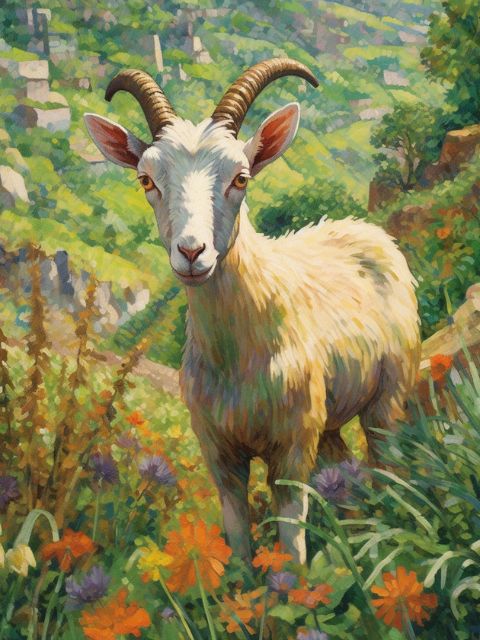 Goat - Painting by numbers shop