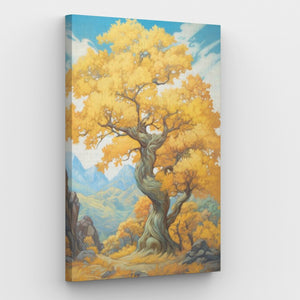 Golden Maple Canvas - Painting by numbers shop
