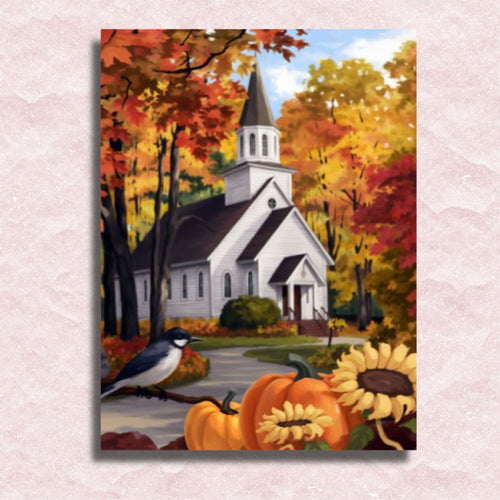Golden Sanctuary - Paint by numbers canvas