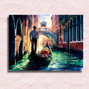 Gondola Canvas - Painting by numbers shop