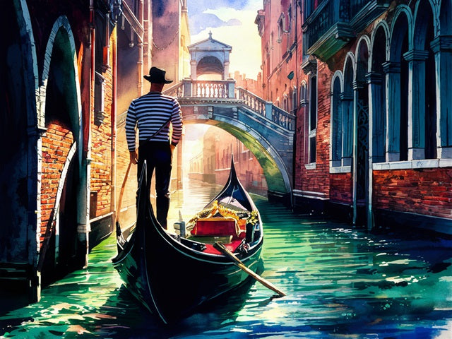 Gondola - Painting by numbers shop
