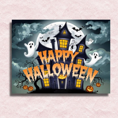 Halloween Cartoon Canvas - Paint by numbers