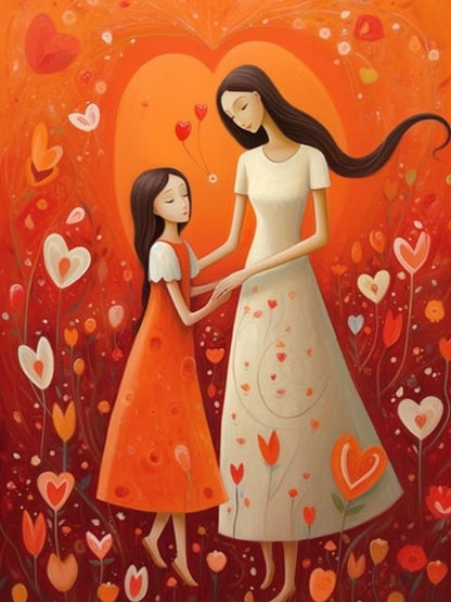 Heart Mom - Painting by numbers shop