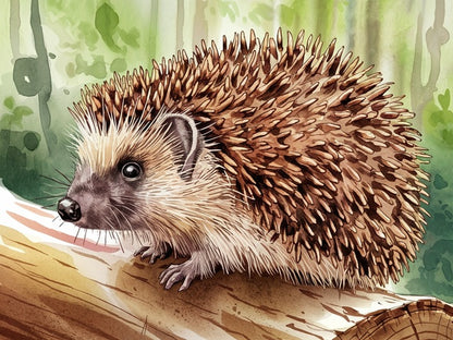 Hedgehog - Paint by numbers