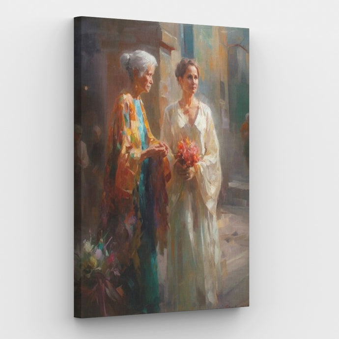Her Daughter Got Married Canvas - Painting by numbers shop