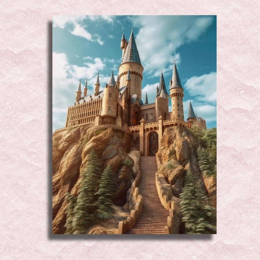 Leinwand „Schloss Hogwarts“ – Malen-nach-Zahlen-Shop