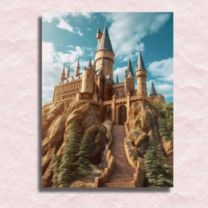 Leinwand „Schloss Hogwarts“ – Malen-nach-Zahlen-Shop