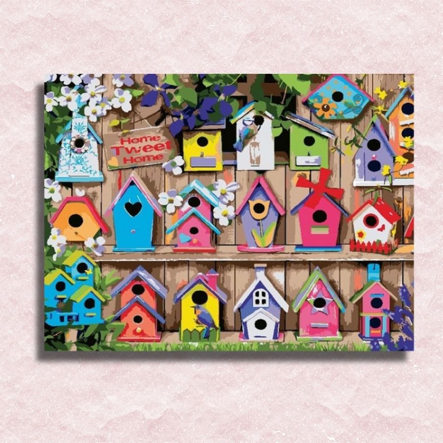 Home Tweet Home Canvas - Painting by numbers shop