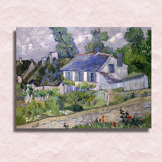 Van Gogh - Houses at Auvers Canvas - Painting by numbers shop