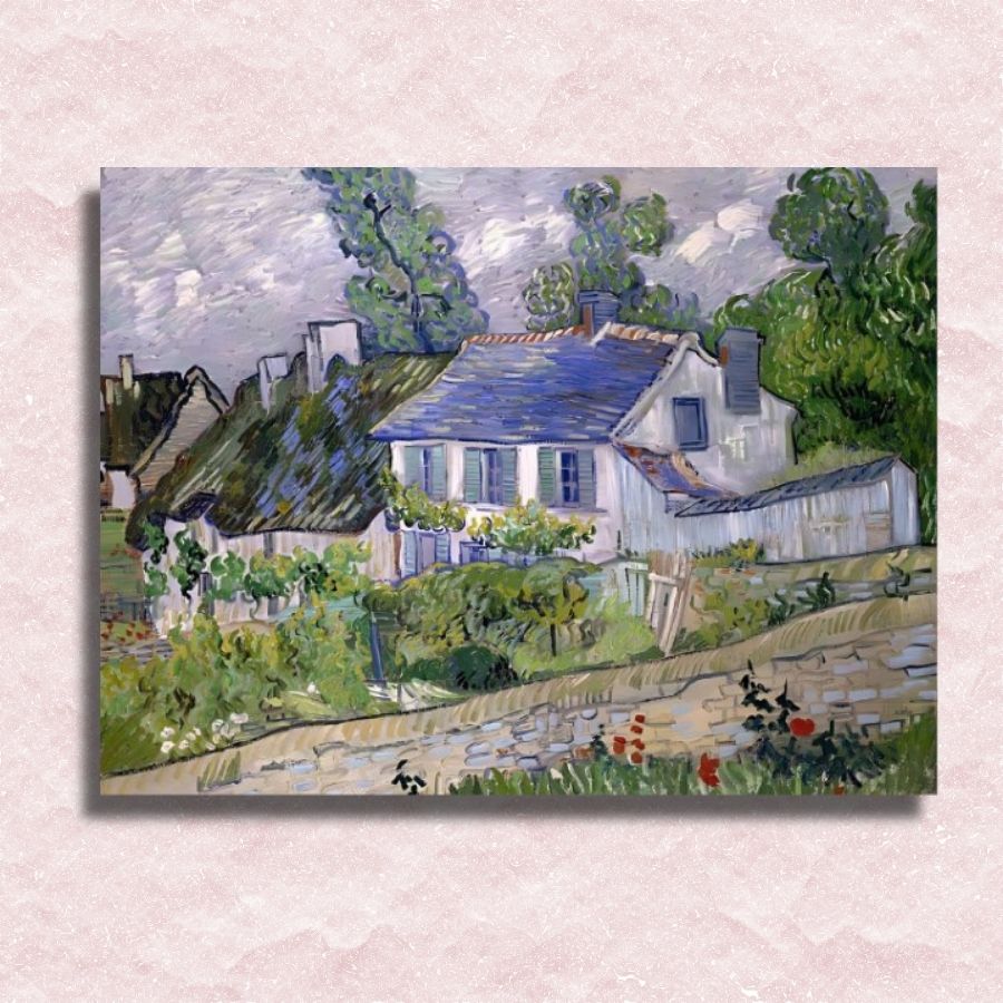 Van Gogh - Houses at Auvers Canvas - Paint by numbers