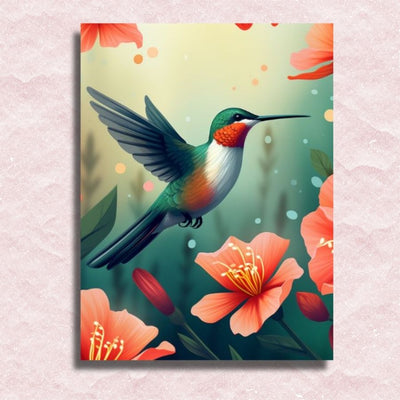 Hummingbird Canvas - Paint by numbers