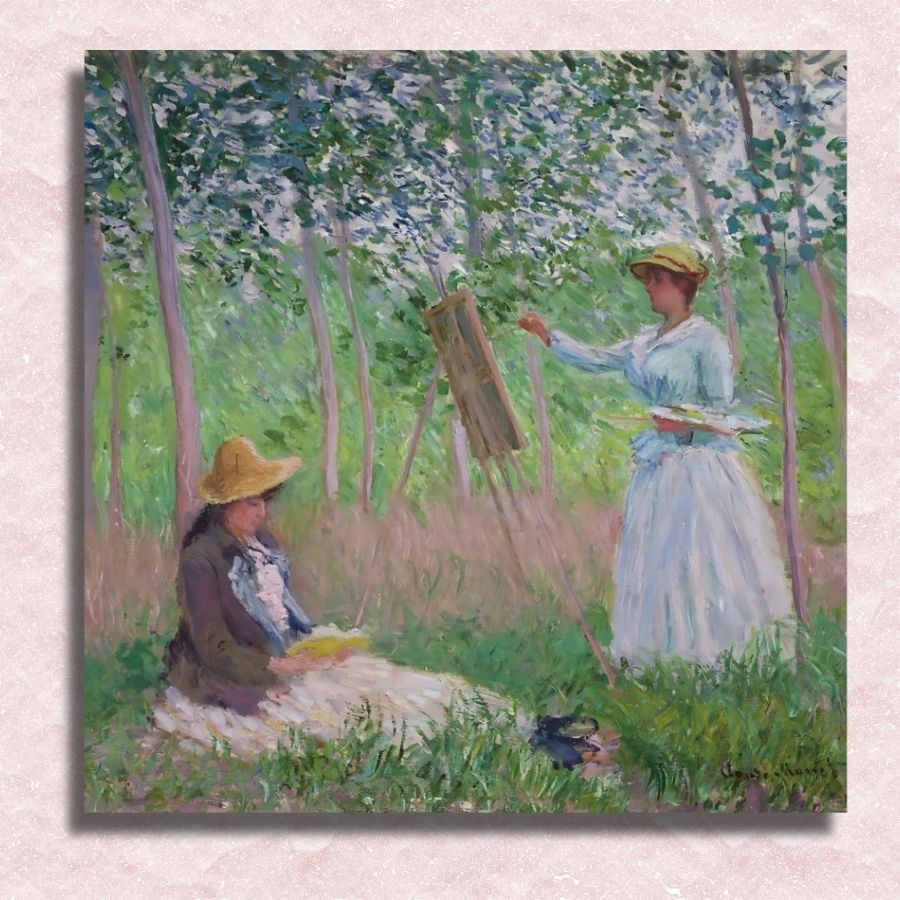 Claude Monet - Im Wald von Giverny Leinwand - Malen-nach-Zahlen-Shop