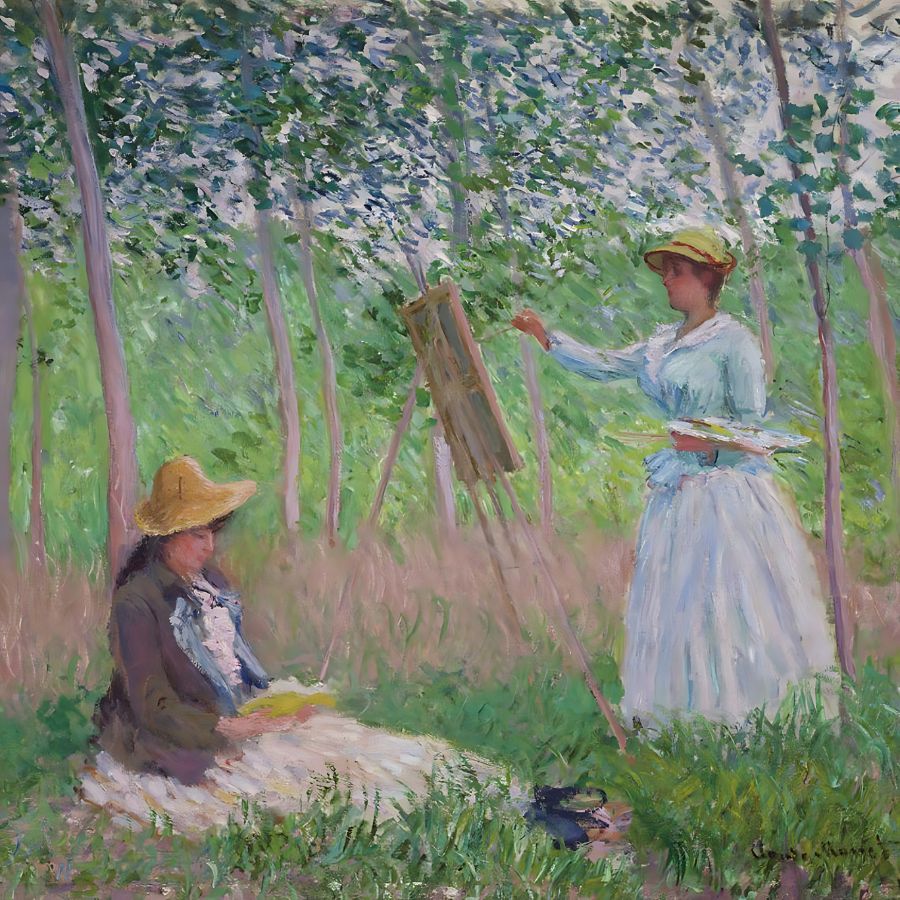 Claude Monet - Im Wald von Giverny - Malen-nach-Zahlen-Shop