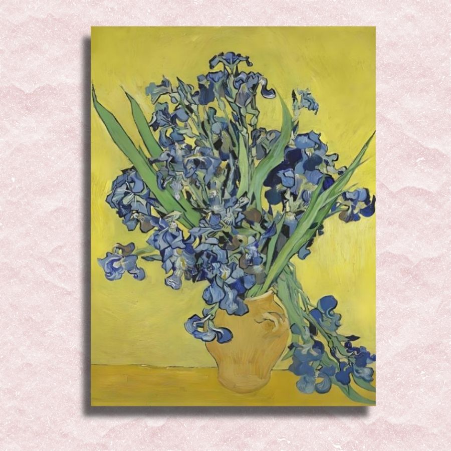 Van Gogh - Irises in Vase Canvas - Painting by numbers shop