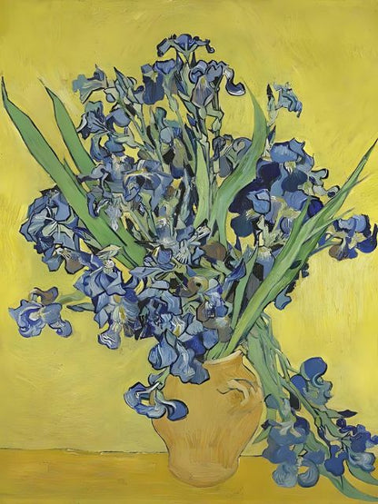 Van Gogh - Irises in Vase - Painting by numbers shop