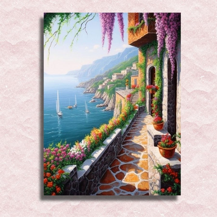 Italian Coast Canvas - Painting by numbers shop