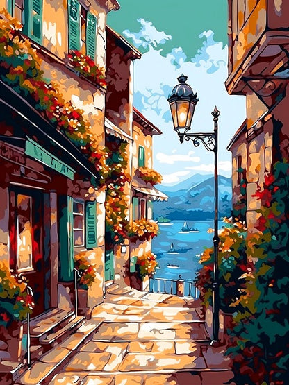 Italian Street - Painting by numbers shop
