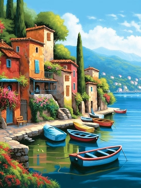 Italian Village - Painting by numbers shop