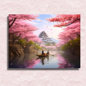 Japanese Garden Canvas - Painting by numbers shop