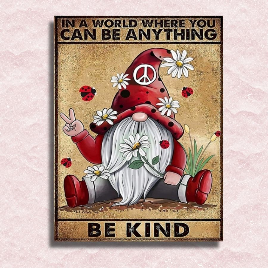 Kind Gnome Canvas - Painting by numbers shop
