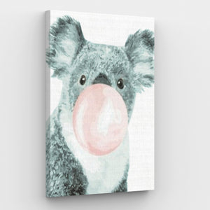 Koala-Kaugummi-Leinwand – Malen-nach-Zahlen-Shop