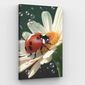Ladybug Canvas - Painting by numbers shop