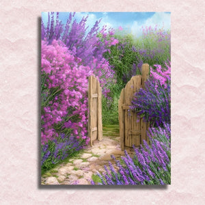 Leinwand „Lavender Paradise Garden“ – Malen-nach-Zahlen-Shop