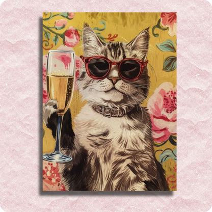 Life is Perfect with Cats Canvas - Paint by numbers