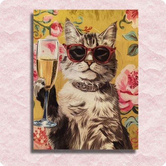Life is Perfect with Cats Canvas - Paint by numbers