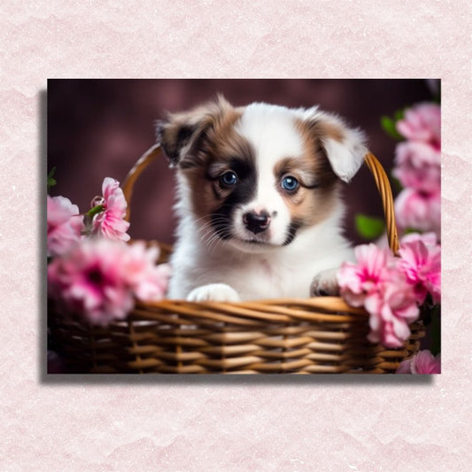 Little Dog Canvas - Painting by numbers shop