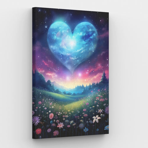 Love in the Night - Paint by numbers canvas