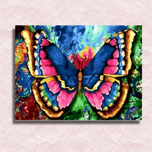 Magisch kleurrijk vlindercanvas - Schilderen op nummerwinkel