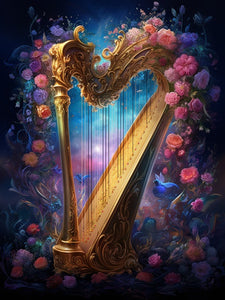 Magische Harmonie Harp Schilderen op nummer