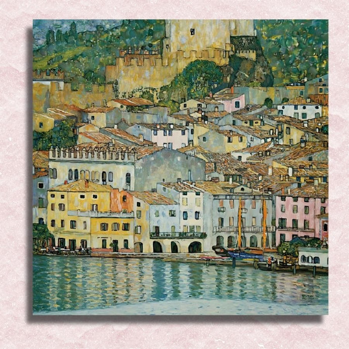Gustav Klimt - Malcesine Lake Garda Canvas - Painting by numbers shop