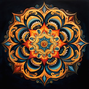 Mandala VI Canvas - Schilderij op nummerwinkel