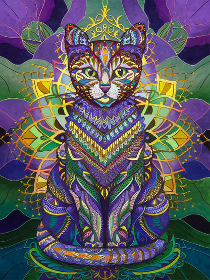 Mandala Cat - Painting by numbers shop