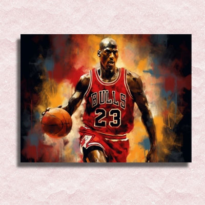 Michael Jordan Canvas - Paint by numbers