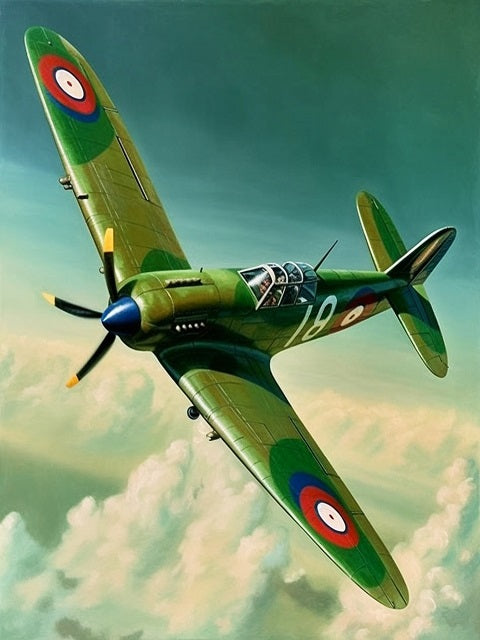 Military Plane - Painting by numbers shop